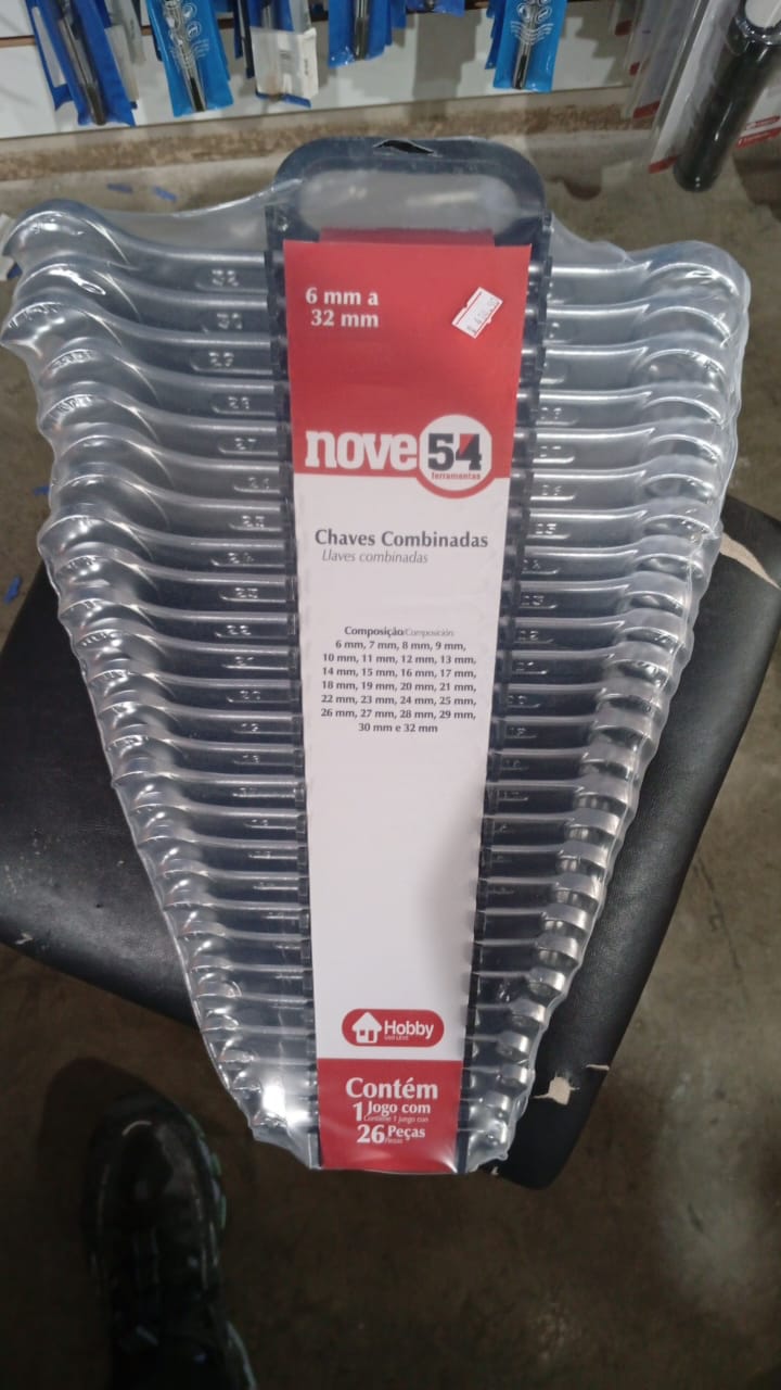 Jogo De Chave Combinada NOVE54 Do 6mm a 32mm